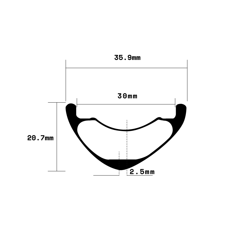 gída SL 29 wheelset