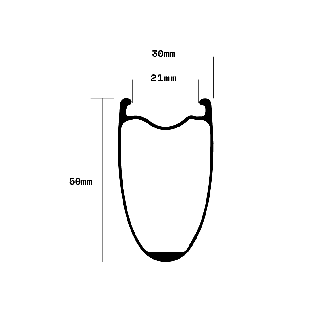 aéras 50 700c  - rim only