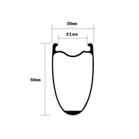 aéras 50 700c  - rim only